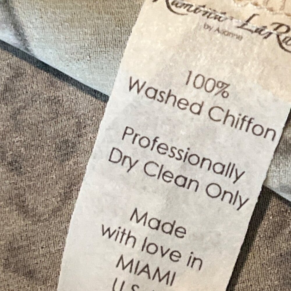 Ramona Larue Erte Kaftan Alligator Print Chiffon Kimono Designer Cocoon Wrap - Picture 9 of 9